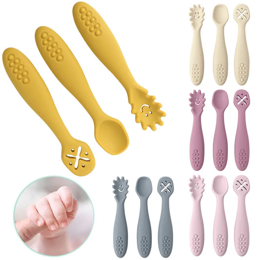 Silicone Utensil Set for Baby and Toddler