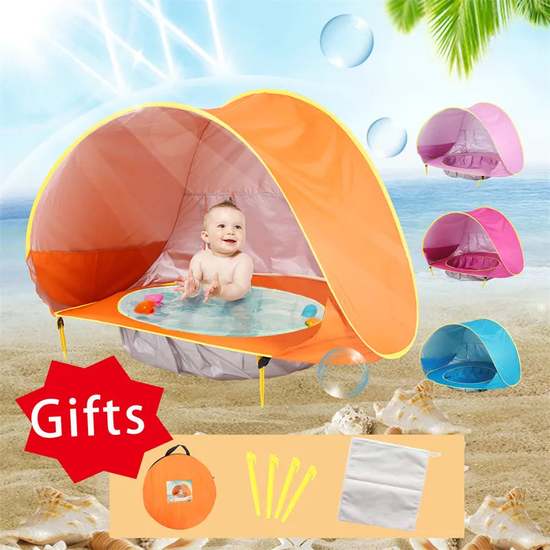 Baby Beach Tent w/ Shaded Built-in Pool