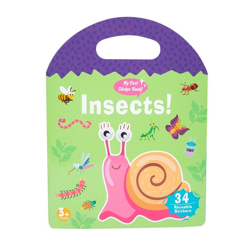 baby toddler montessori sensory toy gift birthday christmas 1 2 3 4 5 6 year old jelly sticker book