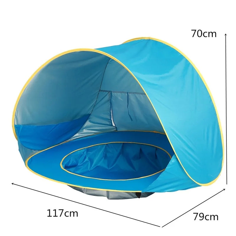 Baby Beach Tent w/ Shaded Built-in Pool